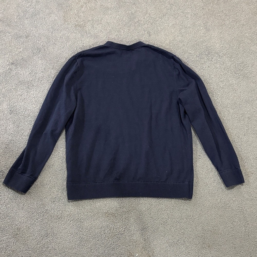 Gap Men's Navy V-Neck Sweater - Picture 2 of 3